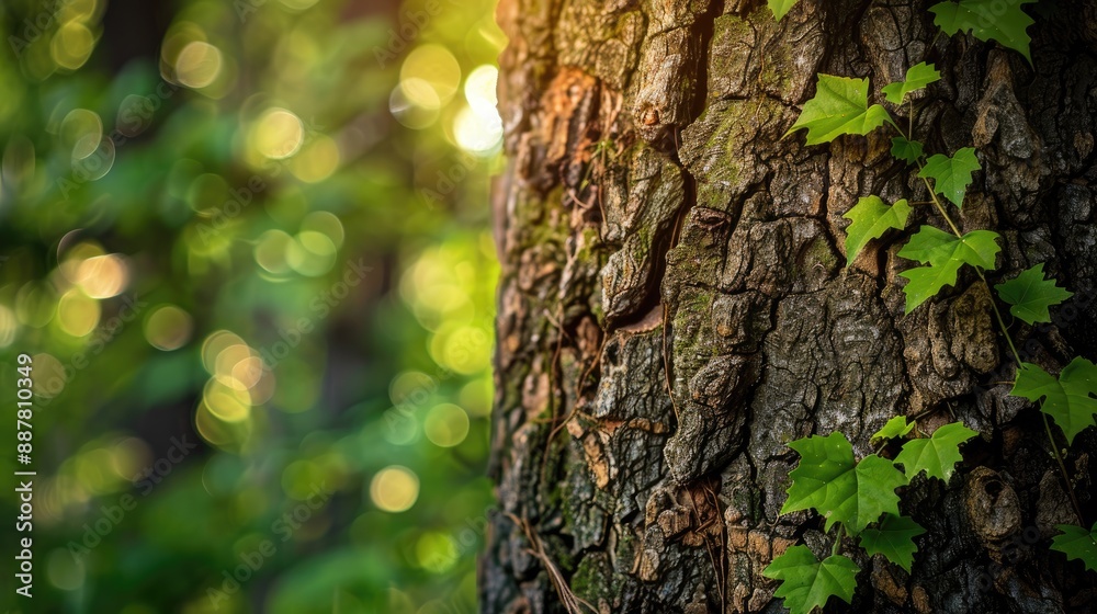 Obraz premium Background of a tree trunk