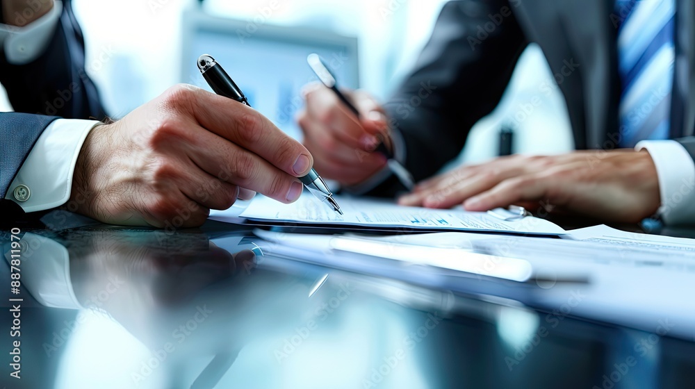 Signing a Business Agreement Signing a Business Agreement