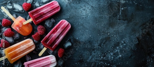 Popsicles and ice cream on ...