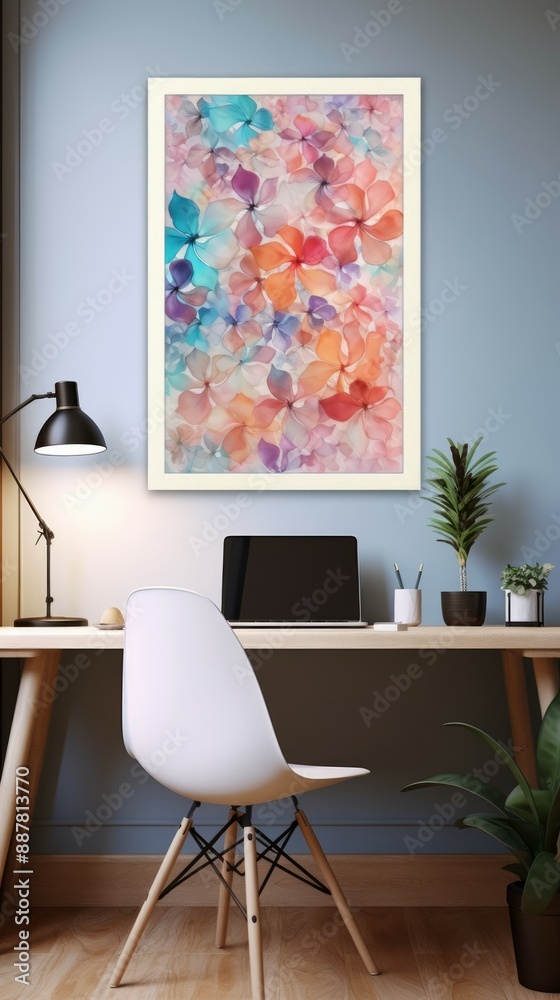 Fractals Material Structure Background - Generative AI Fractals Material Structure Background - Generative AI