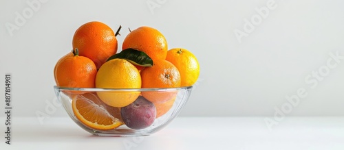 A glass filled with fresh o...