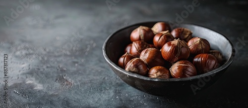 Chestnuts cooked and crispy...
