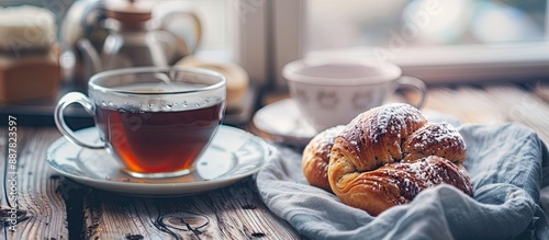Gourmet breakfast image wit...