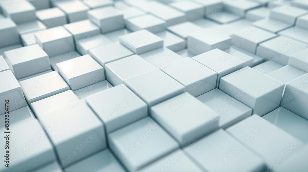 Cubes background with lines Cubes background with lines