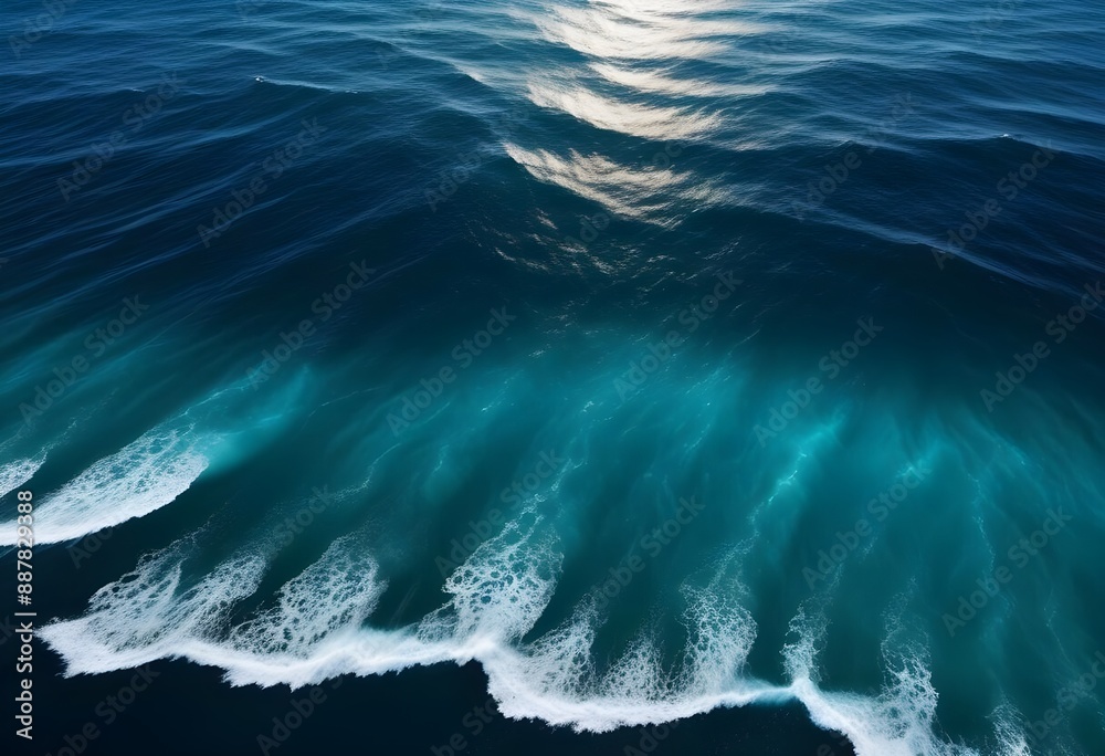 Beautiful beach scenery, high angle view of the sea Beautiful beach scenery, high angle view of the sea