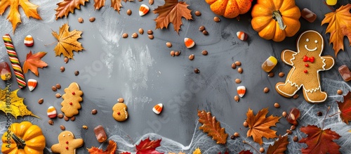 A Halloween themed setting ...