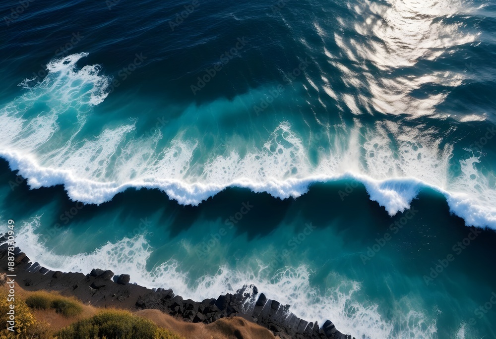 Fototapeta premium Beautiful sea beach photo