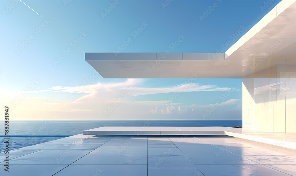 Fototapeta premium building with sky