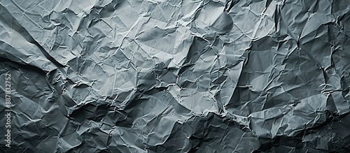 Texture of a crumpled gray ...