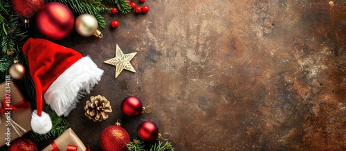Top down view of a Christma...