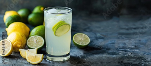 A refreshing glass of homem...