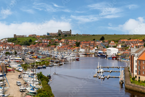 Whitby from bridge upriver
