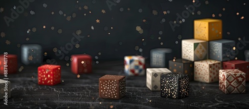 Seasonal calendar cubes dis...