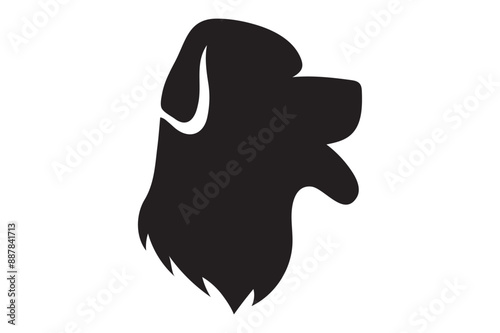 dog silhouette vector illustration