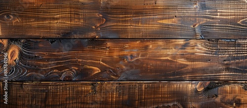 Background with a texture of brown wood ideal for adding text to the copy space image