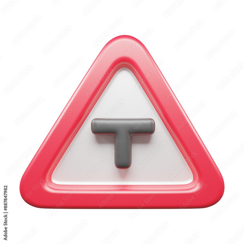 Traffic Sign And Symbol 3D Icon or Road sign 3d icon Traffic Sign And Symbol 3D Icon or Road sign 3d icon