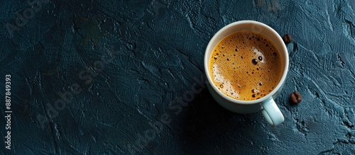 Homemade coffee cup with co...