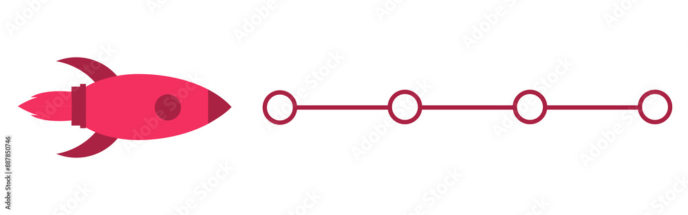 Strategic planning, plan to overcome difficulty or obstacle to reach goal or target. Business success concept, business planning for success tactic chart with the flying rocket Strategic planning, plan to overcome difficulty or obstacle to reach goal or target. Business success concept, business planning for success tactic chart with the flying rocket