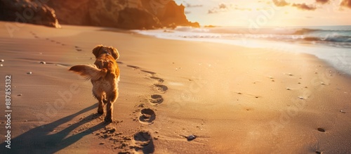 Pet vacation concept with a...