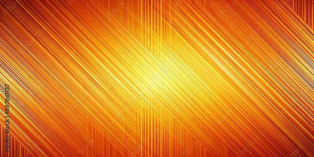 Fototapeta premium Warm abstract orange background with a linear pattern design and light effect