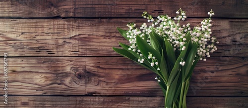 Aerial view of lilies of th...