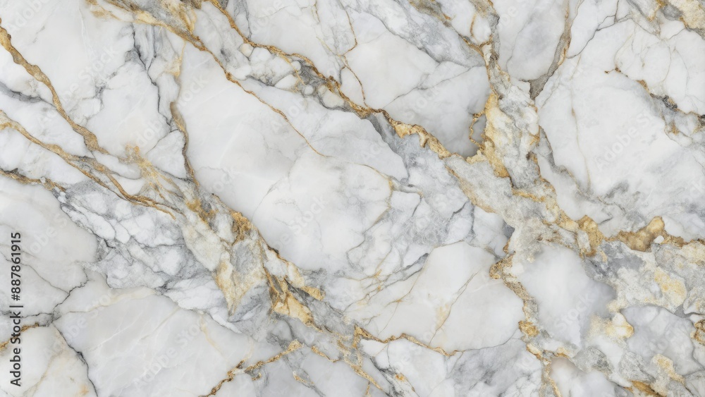 Elegant high-contrast marble texture with subtle grey veining on a crisp white background, evoking luxury and sophistication in a modern abstract design element.
