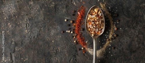 Cooking spice mix displayed...