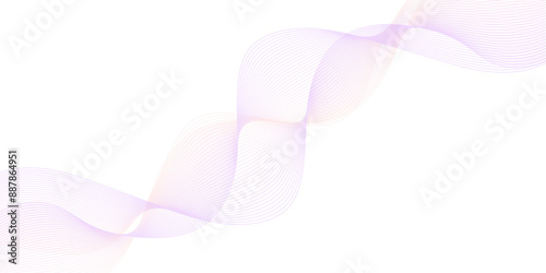 abstract smooth flowing lines. vector wave background
