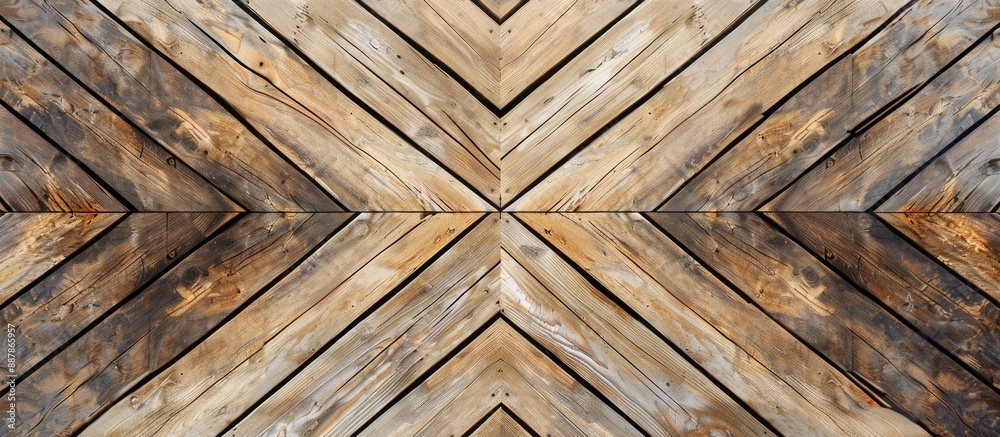 Wooden planks arranged in a crossing pattern with empty space for an image. with copy space image. Place for adding text or design Wooden planks arranged in a crossing pattern with empty space for an image. with copy space image. Place for adding text or design