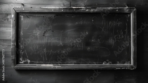 Vintage Chalkboard with Writings