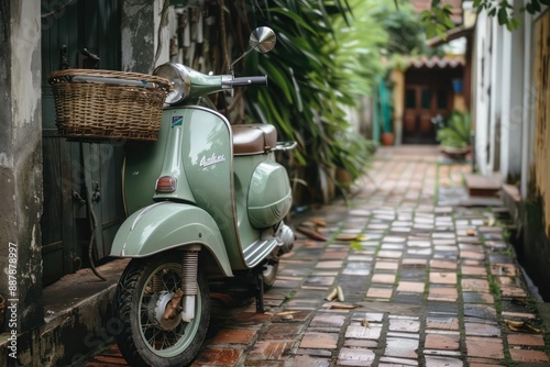 scooter on the street