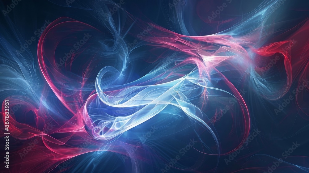 Deep blue base with white and red lines light effects modern Memorial Day wallpaper Deep blue base with white and red lines light effects modern Memorial Day wallpaper