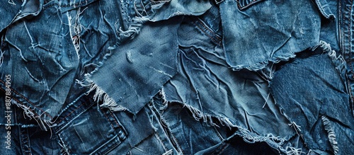 Close up view of textured r...