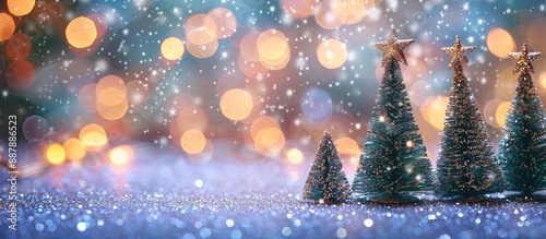 Close up of Christmas trees...