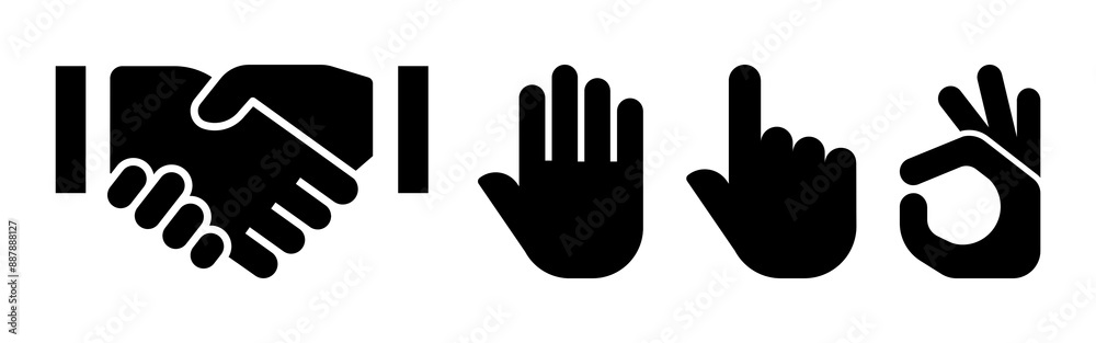 PNG simple flat icon cut out element set PNG simple flat icon cut out element set