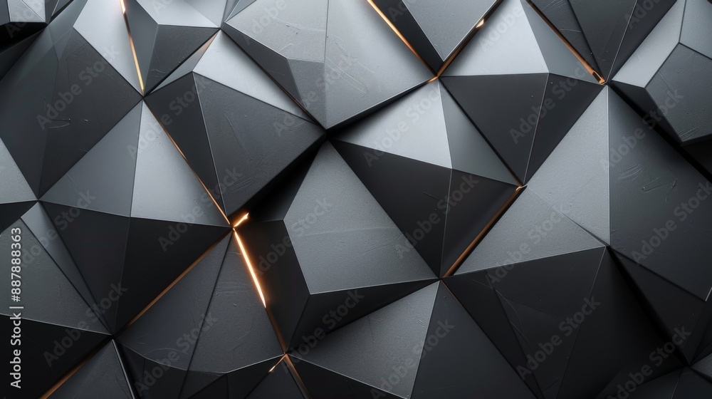 Futuristic Geometric Dark Surface Futuristic Geometric Dark Surface