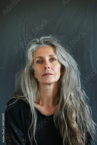 middle aged woman