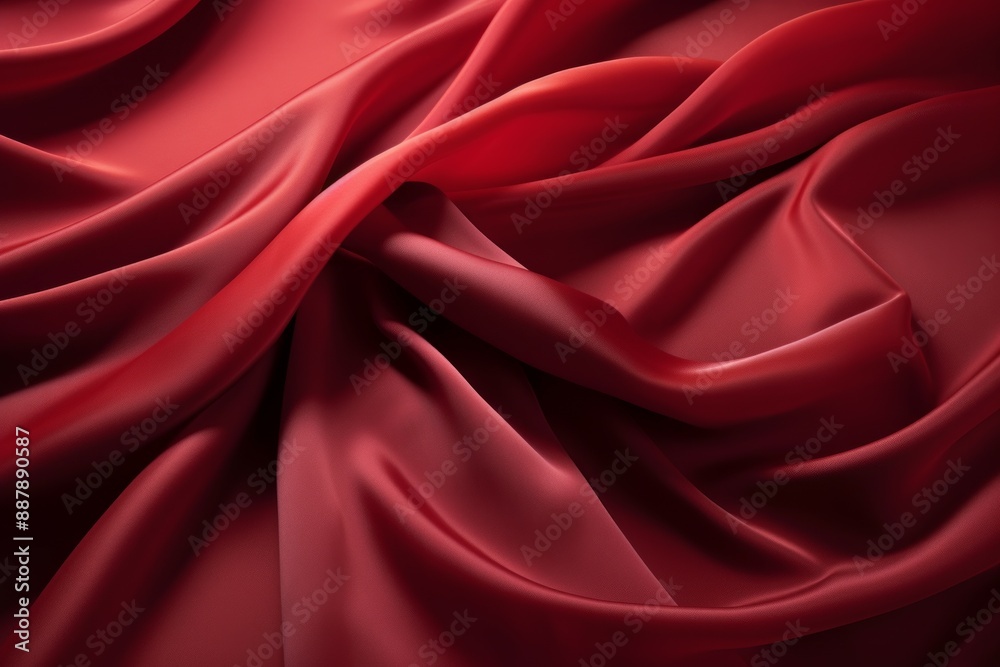 Obraz premium Taffeta Material Structure Background - Generative AI