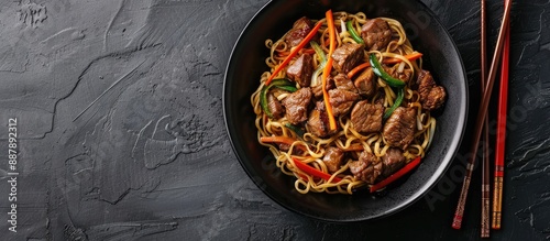 Beef and vegetable fried ri...