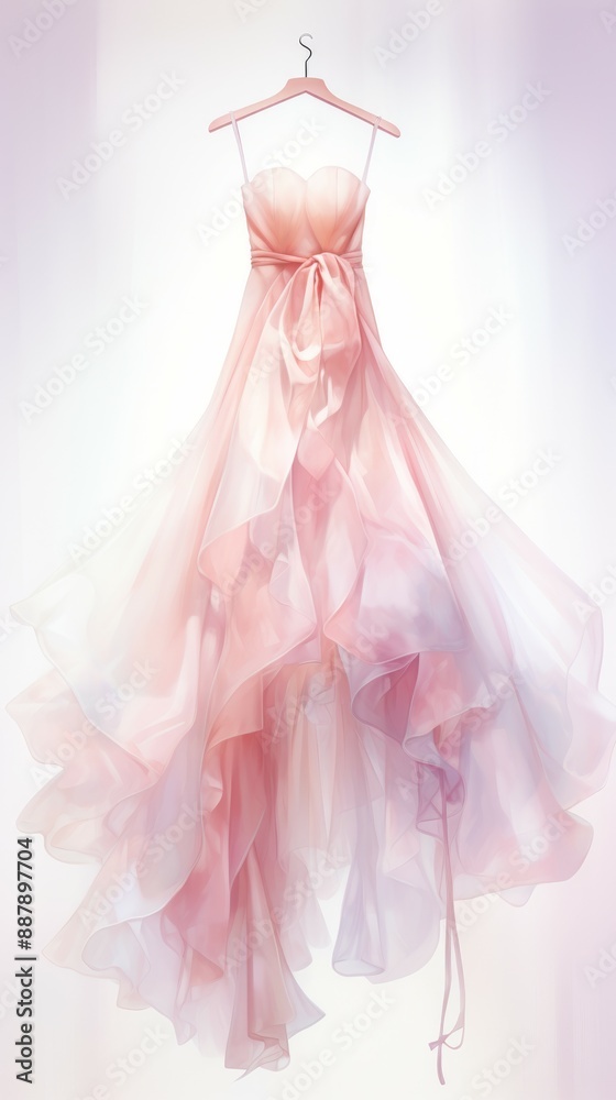 Organza Material Structure Background - Generative AI Organza Material Structure Background - Generative AI