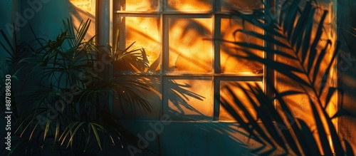 An evening window features ...