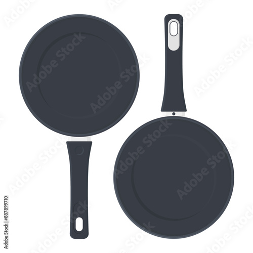 Black Frying Pan Design