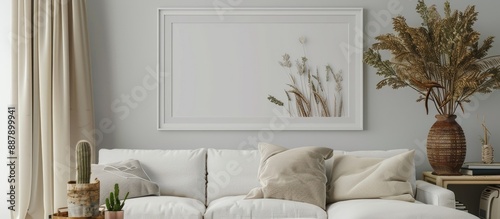 A mockup featuring a horizo...