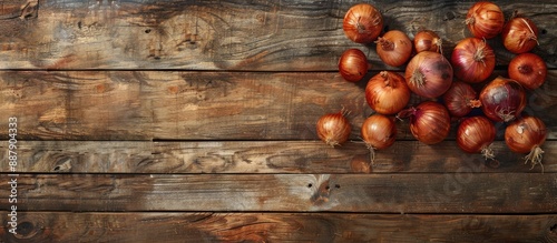 Old rustic wood table backg...