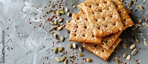 Healthy organic crispy crac...