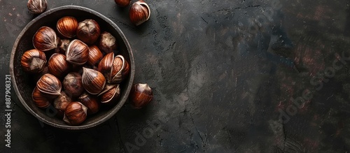 Chestnuts cooked and crispy...