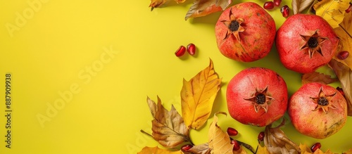 Autumn themed border arrang...