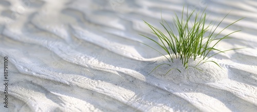 A serene scene with rippled...