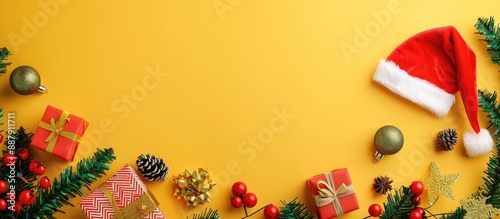 Festive holiday backdrop fe...