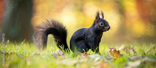 A black squirrel known as S...